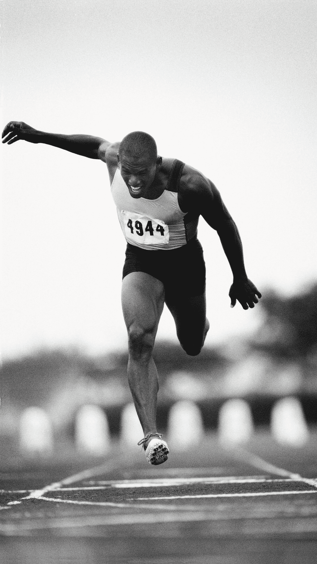Athlete in action